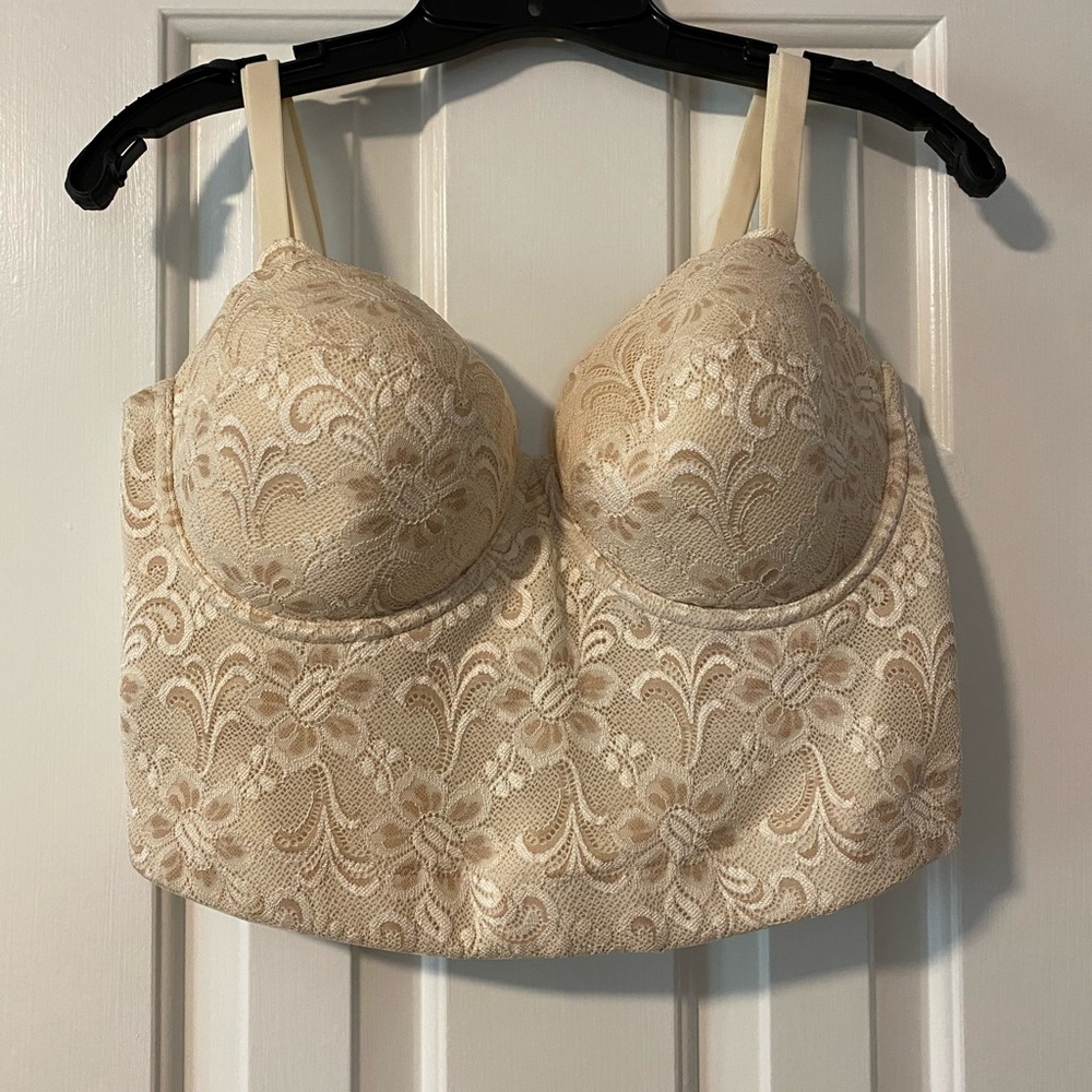 Lane Bryant Nude lace corset